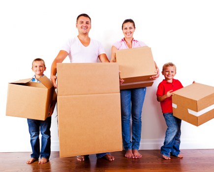 Neatly organised living space showing household storage in Beckton