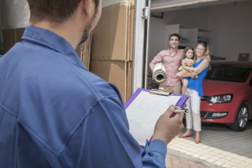 Low-carbon van used for local storage collections