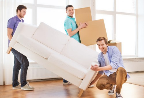 Storage units and organized belongings in Beckton